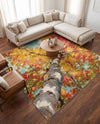 Seaside Blooms Collection Area Rug - Eden Square Multi  lifestyle 54