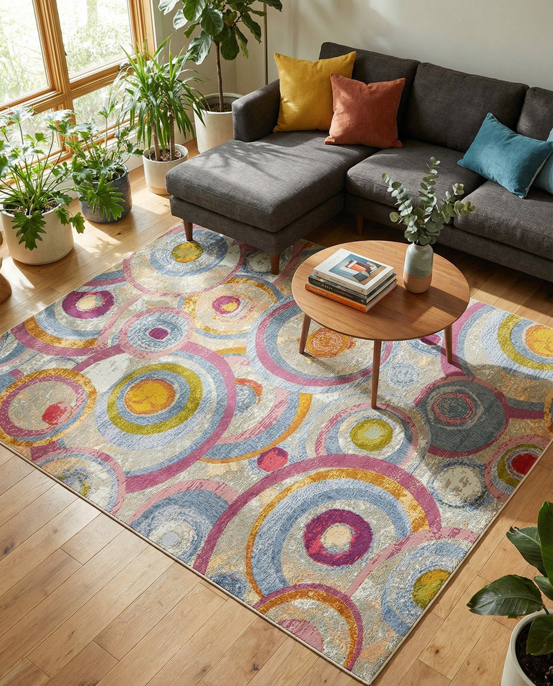 Urban Terrace Collection Area Rug -  Plaza Rectangle Multi  lifestyle 19