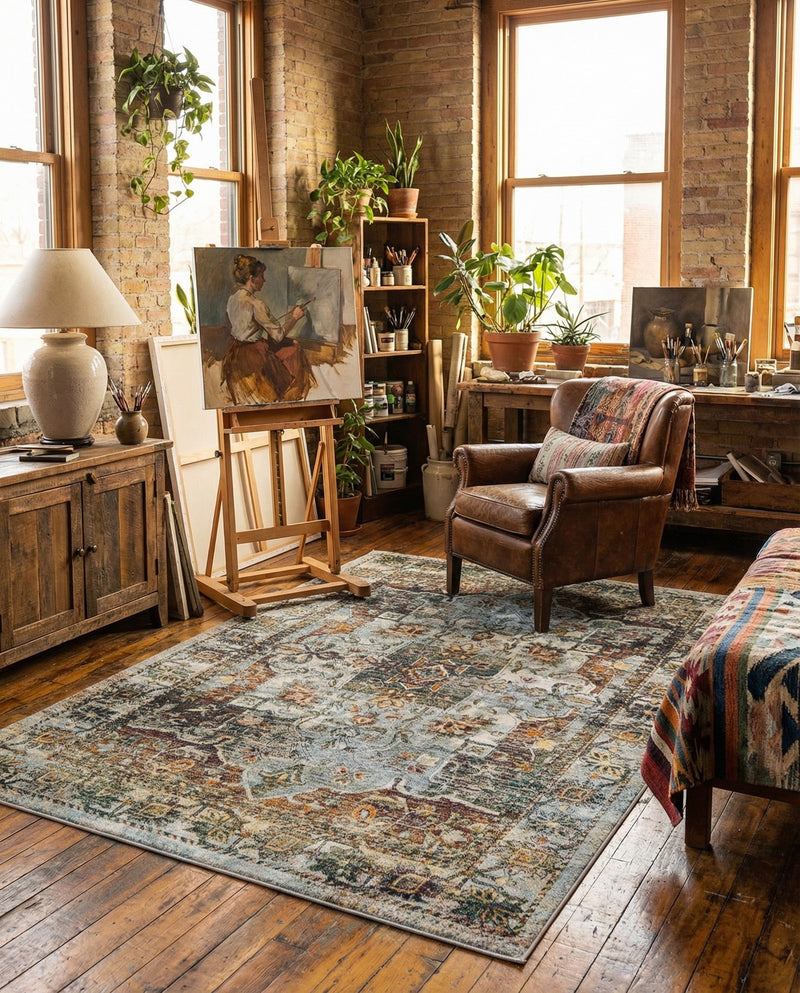 Savannah Soiree Collection Area Rug -  Everglade (Ivory) Rectangle Ivory  lifestyle 20