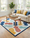 Caribbean Terrace Collection Area Rug -  Nevis Rectangle White  lifestyle 11