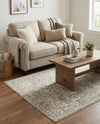 Seville Stripes Collection Area Rug -  Cordoba (Gray) Rectangle Gray  lifestyle 29