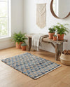 Osian Looms Collection Area Rug - Mumbai Rectangle Navy Blue  lifestyle 20