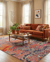 Colorburst Oasis Collection Area Rug -  Prism Rectangle Multi  lifestyle 21