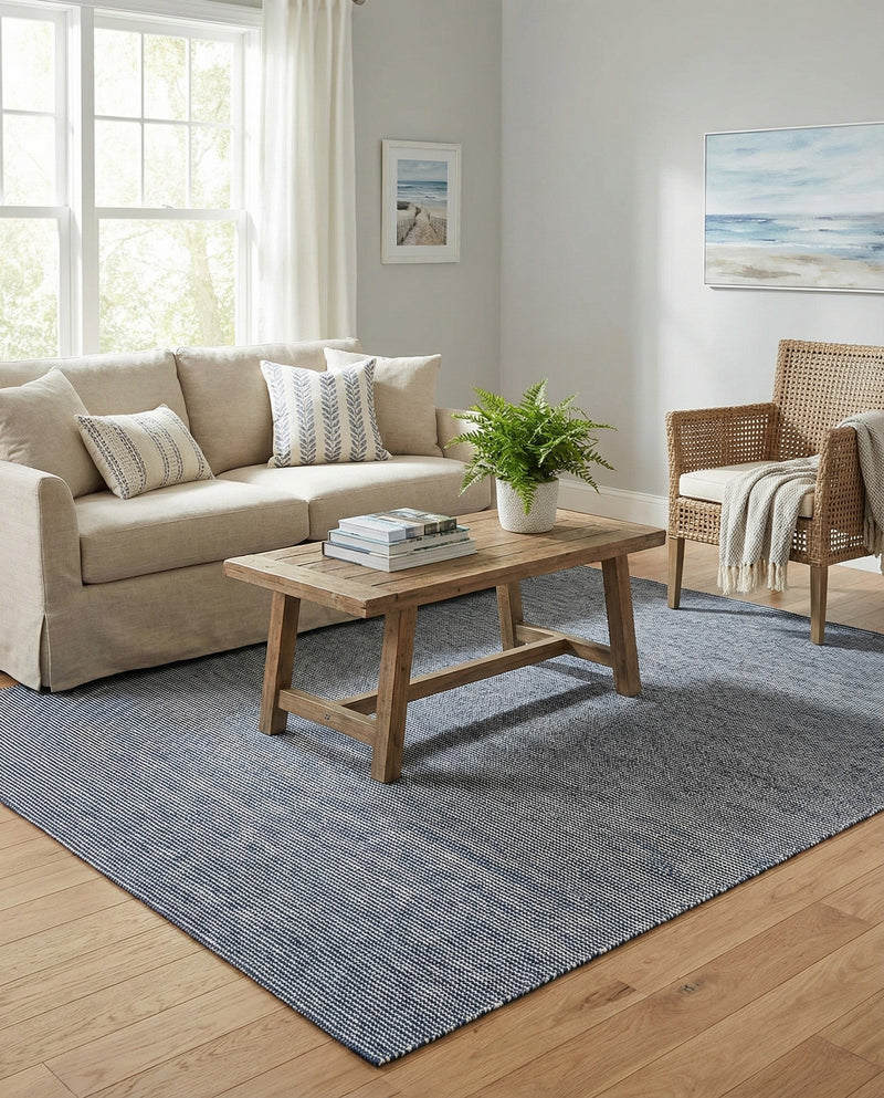 Jill Zarin Sedona Oasis Outdoor Collection Area Rug - Coconino (Navy Sky) Rectangle Navy Sky  lifestyle 17