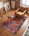 Colorburst Oasis Collection Area Rug -  Prism Rectangle Multi  lifestyle 29