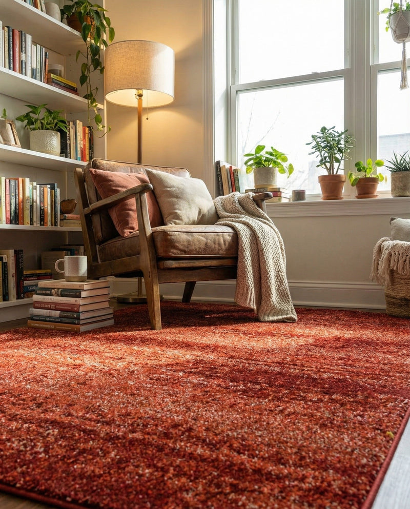 Studio Haven Collection Area Rug -  Gallery (Terracotta) Rectangle Terracotta  lifestyle 24