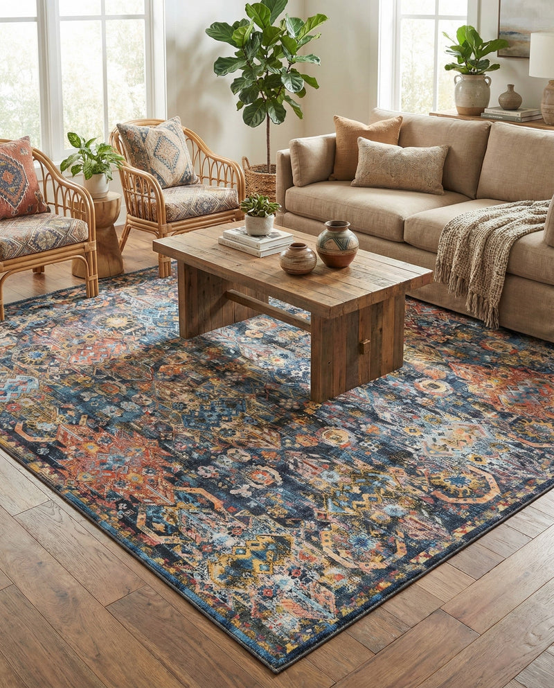 Heritage Elegance Collection Area Rug -  Potala Rectangle Multi  lifestyle 11