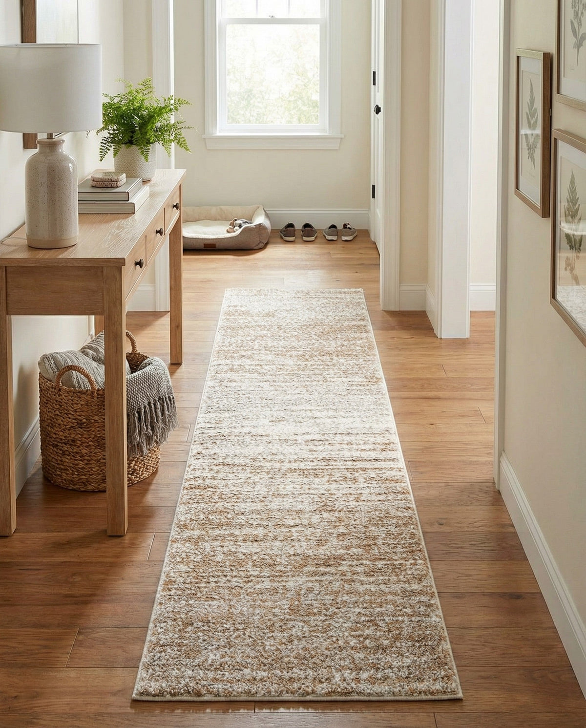Sienna Collection Area Rug -  Verona Runner Smokey Taupe  lifestyle 162