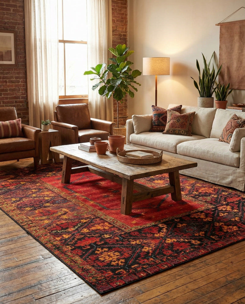Safari Escape Rugs Collection Area Rug - Serengeti Rectangle Multi  lifestyle 34
