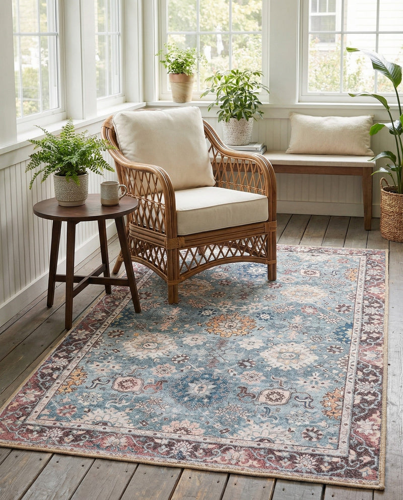 Heritage Elegance Collection Area Rug -  Himeji Rectangle Green  lifestyle 30