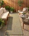 Urban Terrace Collection Area Rug -  Astoria (Green) Runner Green  lifestyle 49