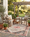 Patio Heritage Collection Area Rug -  Meadow Rectangle Multi  lifestyle 23