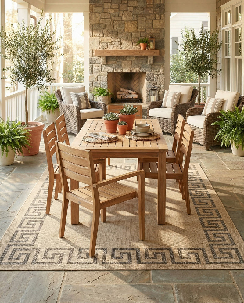 Sahara Sands Collection Area Rug -  Elephantine Rectangle Natural  lifestyle 11