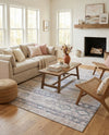 Heritage Elegance Collection Area Rug -  Edinburgh Rectangle Gray  lifestyle 19