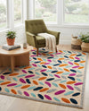 Bahama Breeze Outdoor Collection Area Rug - Nassau Rectangle Beige  lifestyle 10