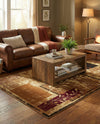 Bistro Lounge Collection Area Rug -  Affogato Rectangle Beige  lifestyle 57