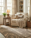Sahara Sands Collection Area Rug -  Berenice Rectangle Natural and Brown  lifestyle 10