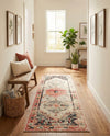 Patio Heritage Collection Area Rug -  Meadow Runner Multi  lifestyle 75