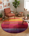 Marrakesh Elegance Collection Area Rug -  Azrou Round Multi  lifestyle 57