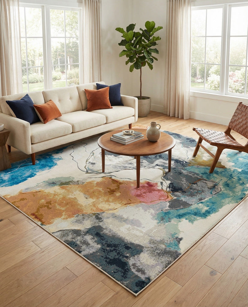 Urban Terrace Collection Area Rug -  Arbor Square Multi  lifestyle 46