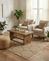 Sahara Sands Collection Area Rug -  Faiyum Rectangle Natural  lifestyle 21