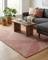 Urban Terrace Collection Area Rug -  Chelsea (Rust Red) Rectangle Rust Red  lifestyle 24
