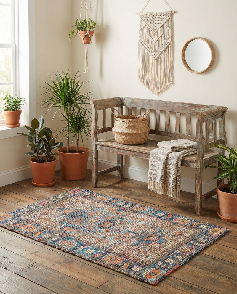 Savannah Threads Collection Area Rug -  Atacama Rectangle Multi  lifestyle 7