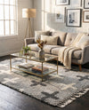 Cozy Cove Shag Collection Area Rug -  Driftwood Rectangle Light Gray  lifestyle 9