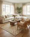 Benares Handwoven Jute Collection Area Rug -  Bodhi Rectangle Ivory and Beige  lifestyle 13