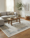 Adriana Terrace Collection Area Rug - Capri (Ivory) Rectangle Ivory  lifestyle 16