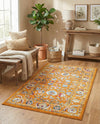 Adriana Terrace Collection Area Rug -  Positano (Orange) Rectangle Orange  lifestyle 23
