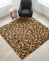 Savannah Sojourn Collection Area Rug -  Mara Square Light Brown  lifestyle 67