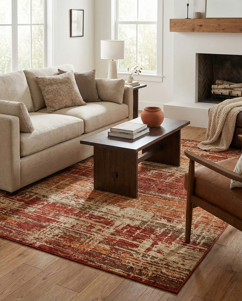 Autumn Meadow Collection Area Rug -  Goldentwine Rectangle Multi  lifestyle 10