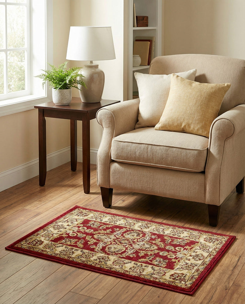 Jaipur Elegance Collection Area Rug -  Jantar Rectangle Red  lifestyle 11