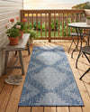 Urban Terrace Collection Area Rug -  Chelsea (Blue) Runner Blue  lifestyle 22