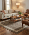 Studio Haven Collection Area Rug -  Alcove (Light Brown) Rectangle Light Brown  lifestyle 11