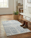 Coastal Haven Collection Area Rug -  Shoreline Rectangle Gray  lifestyle 18
