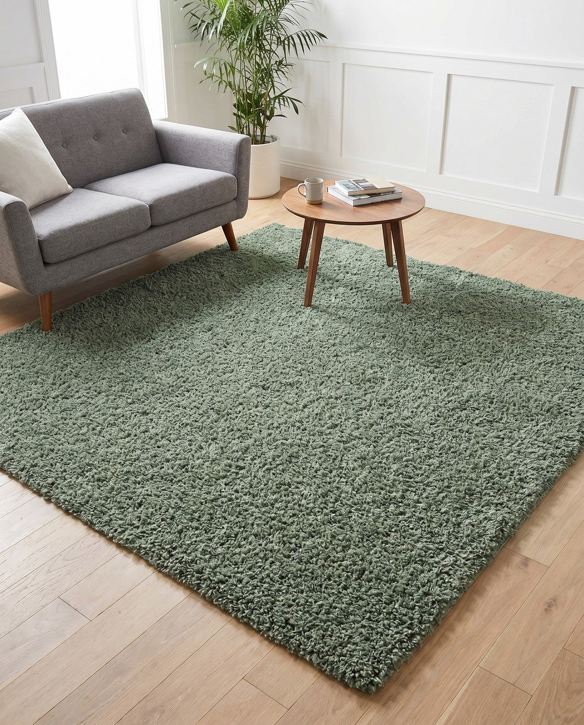 Alpine Plush Collection Area Rug -  Cortina (Sage) Square Sage  lifestyle 81