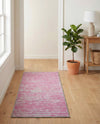 Sahara Essence Collection Area Rug - Oasis (Pink) Runner Pink  lifestyle 31