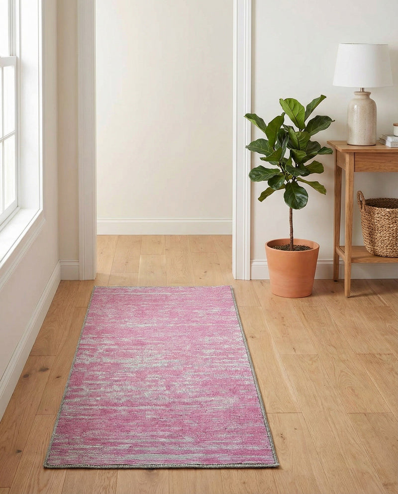 Sahara Essence Collection Area Rug - Oasis (Pink) Runner Pink  lifestyle 31