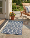 Savannah Pergola Collection Area Rug -  Pavilion (Blue) Rectangle Blue  lifestyle 11
