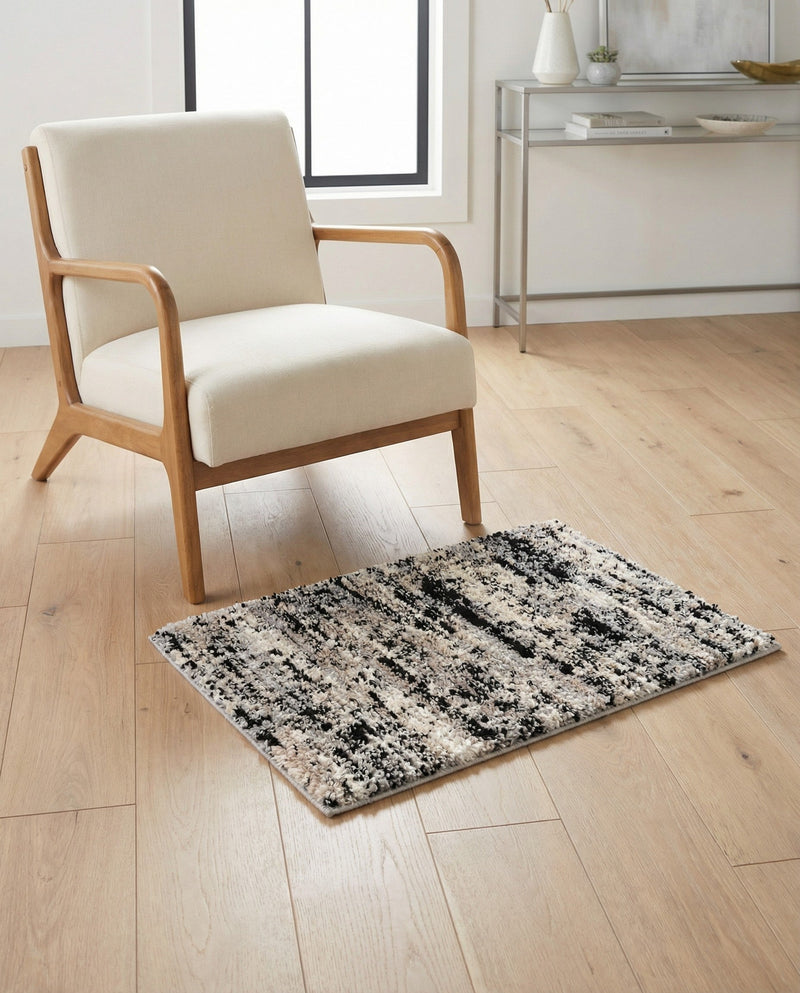 Santa Fe Trails Collection Area Rug -  Chaparral Rectangle Gray  lifestyle 21