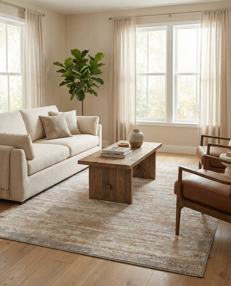 Aegean Elegance Collection Area Rug - Mesa Rectangle Beige  lifestyle 17