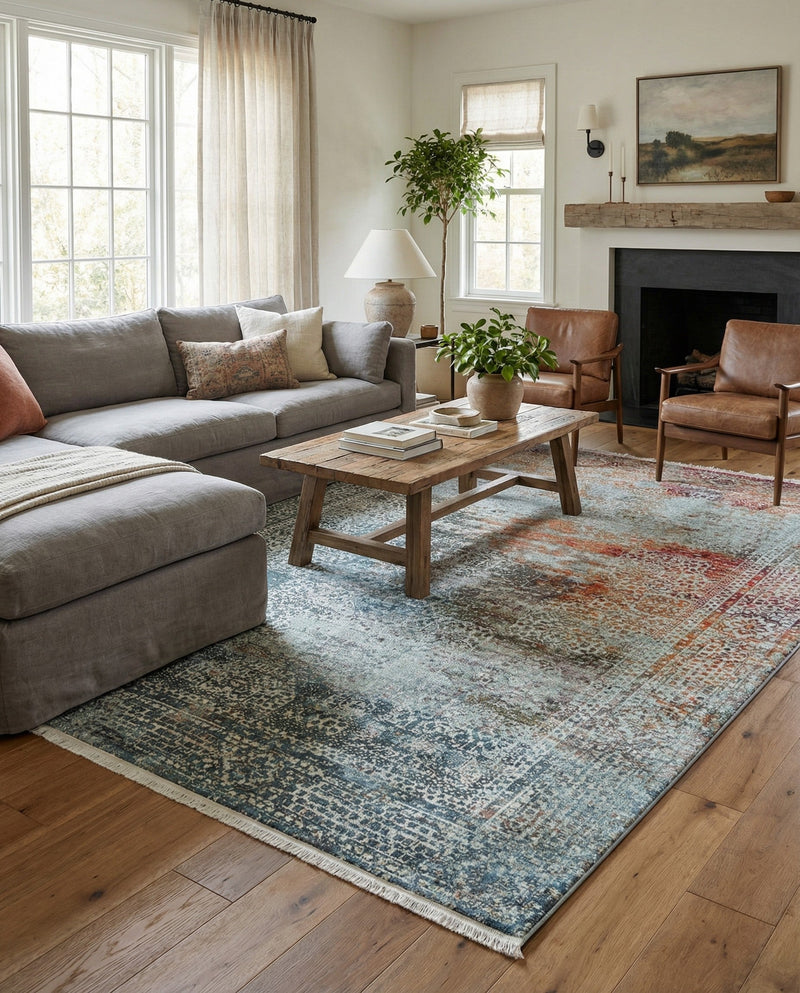 Caribbean Breeze Collection Area Rug -  Yucatan Rectangle Multi  lifestyle 15