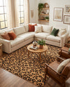 Savannah Sojourn Collection Area Rug -  Mara Rectangle Light Brown  lifestyle 20