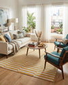 Soho Elegance Collection Area Rug -  Hudson (Yellow) Rectangle Yellow  lifestyle 27
