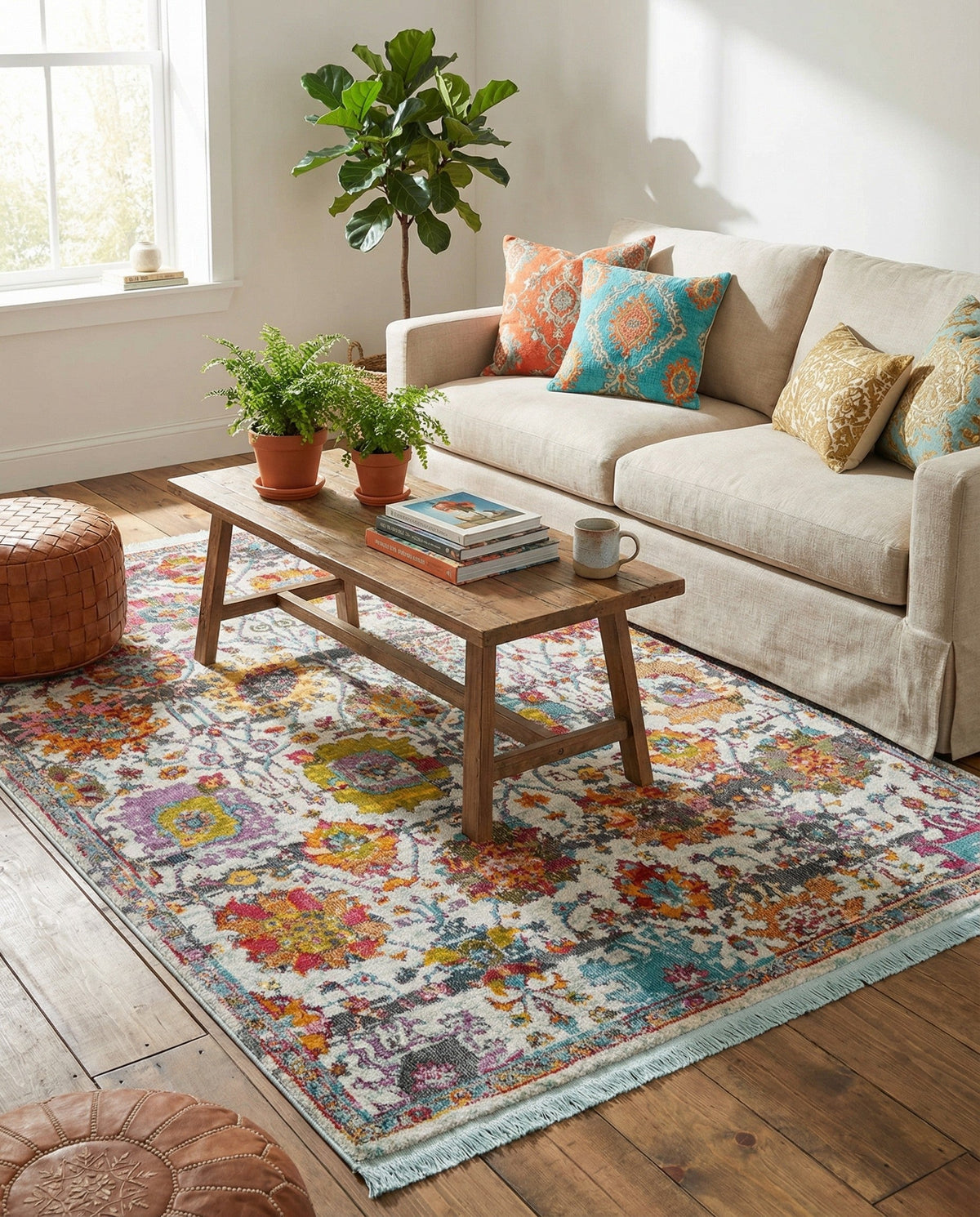Arcadia Rugs Collection Area Rug -  Elysium Rectangle Multi  lifestyle 19
