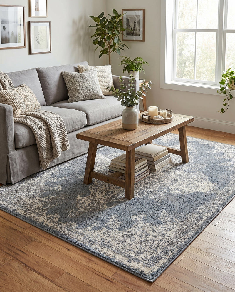 Gobi Sands Collection Area Rug -  Lop Rectangle Gray  lifestyle 10