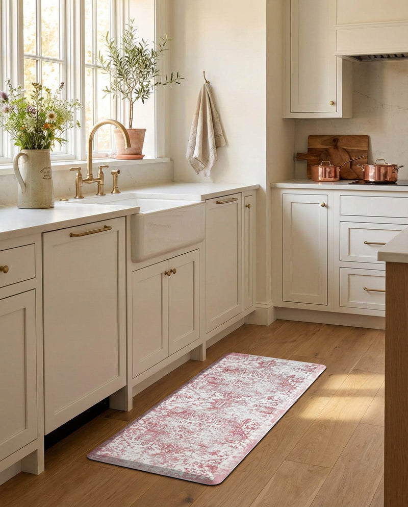 Cozy Mat Collection Area Rug -  Zion Rectangle Rose Pink  lifestyle 12