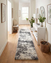 Cozy Haven Shag Collection Area Rug -  Tranquility (Smoke Gray) Runner Smoke Gray  lifestyle 66